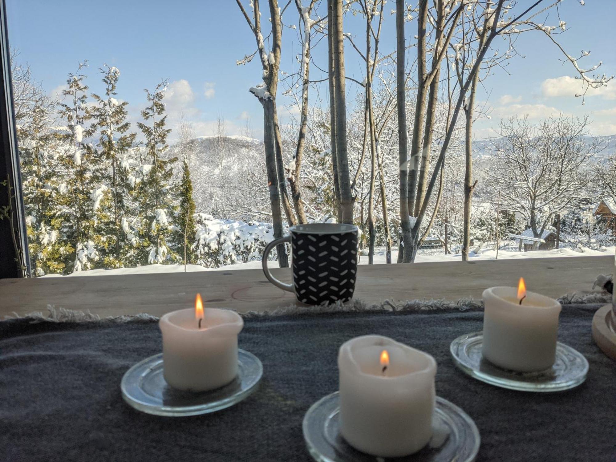 Black Walnut House With Indoor Outdoor Fireplace Izvoarele  Dış mekan fotoğraf