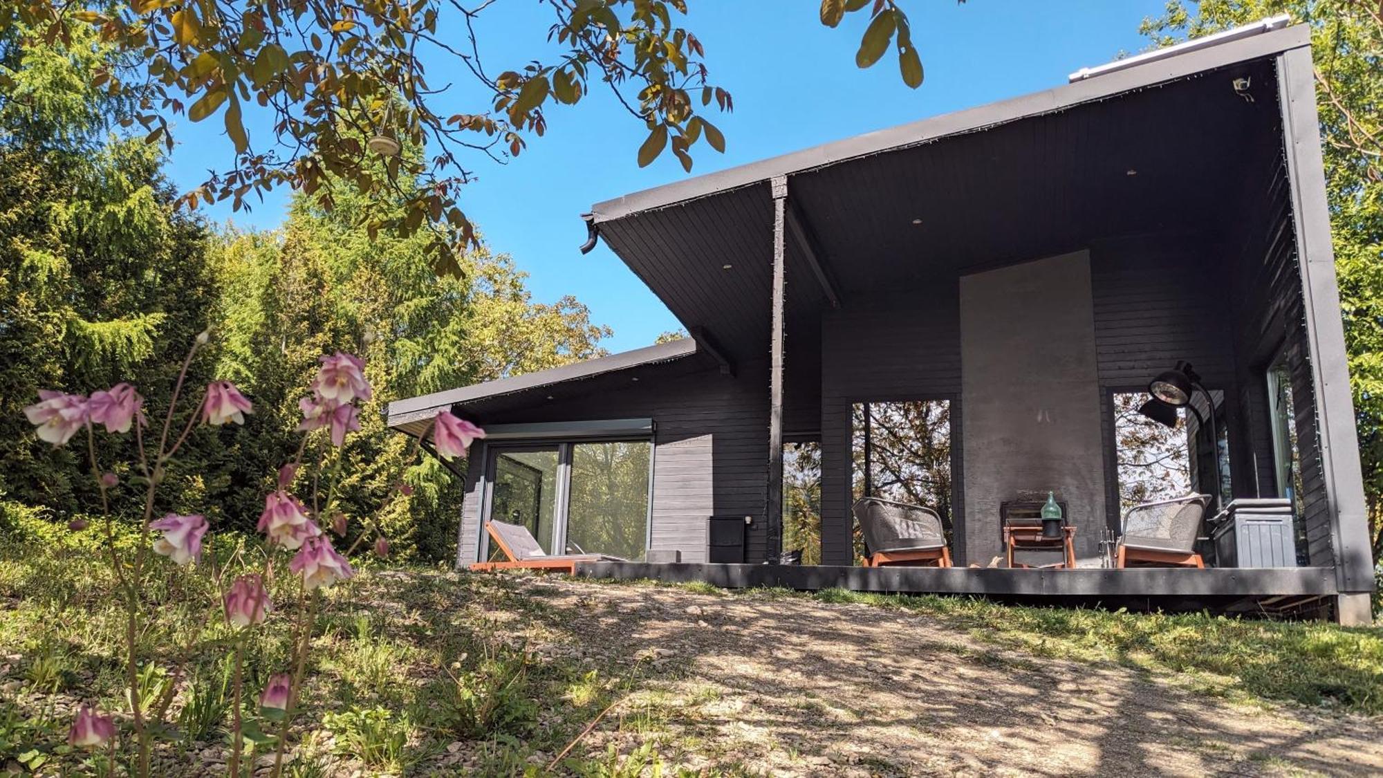 Black Walnut House With Indoor Outdoor Fireplace Izvoarele  Dış mekan fotoğraf